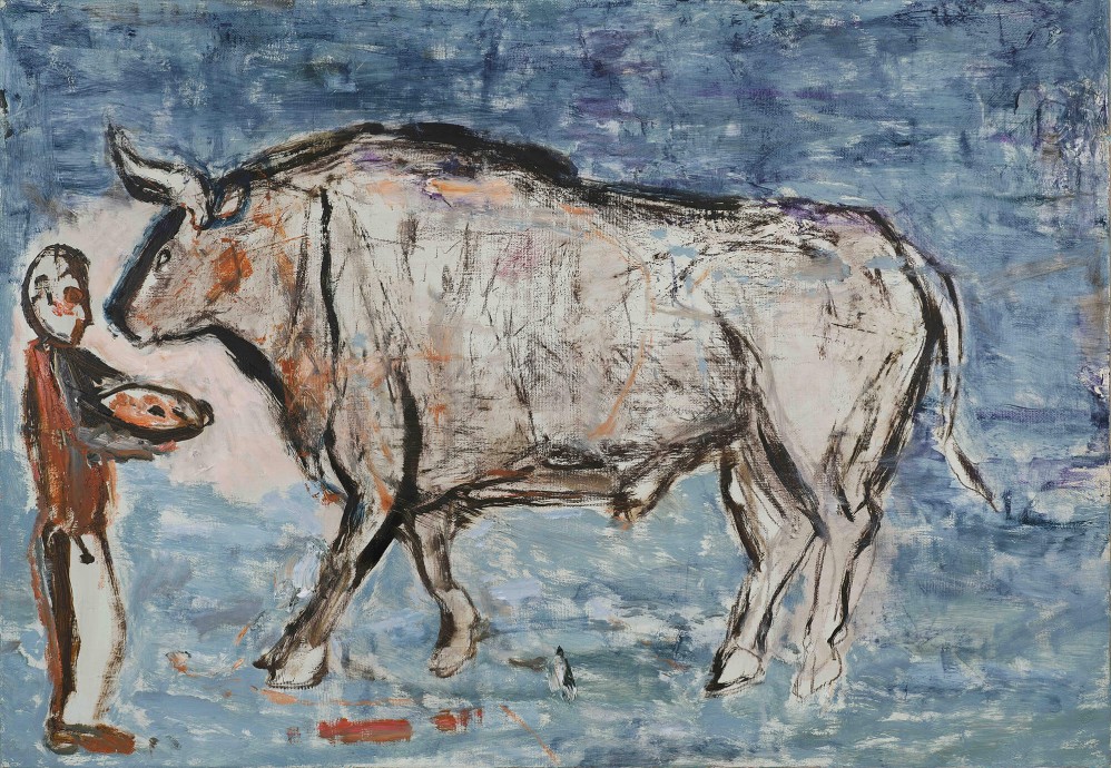 Tu Hongtao : Ox and Infant